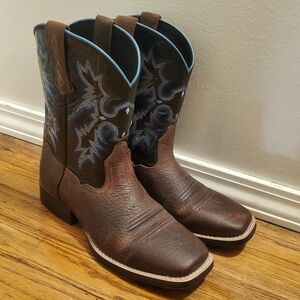Ariat Big Kids Cowboy Cowgirl Boots Size 4